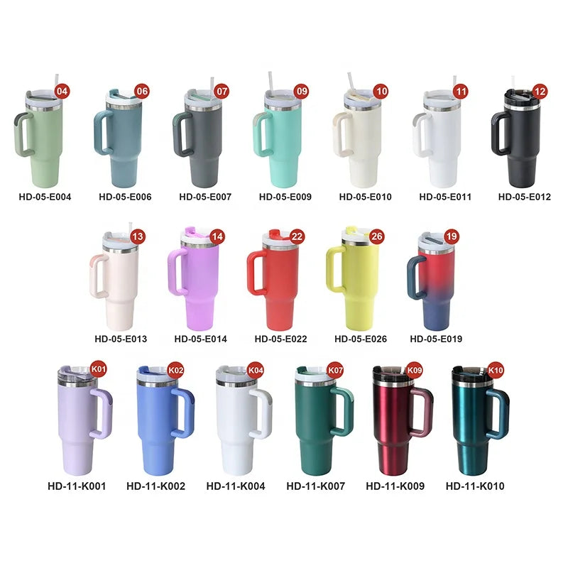 Tumblers Customized 40 Oz Stainless Steel Cup Double Wall Insulated Thermal 40oz Tumbler