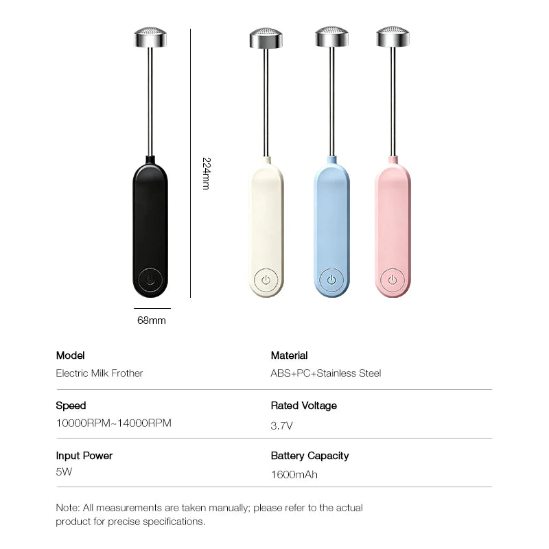1600mAH Powerful Patented NEW Model Rechargeable Cordless Nano Foamer Silky Microfoam
