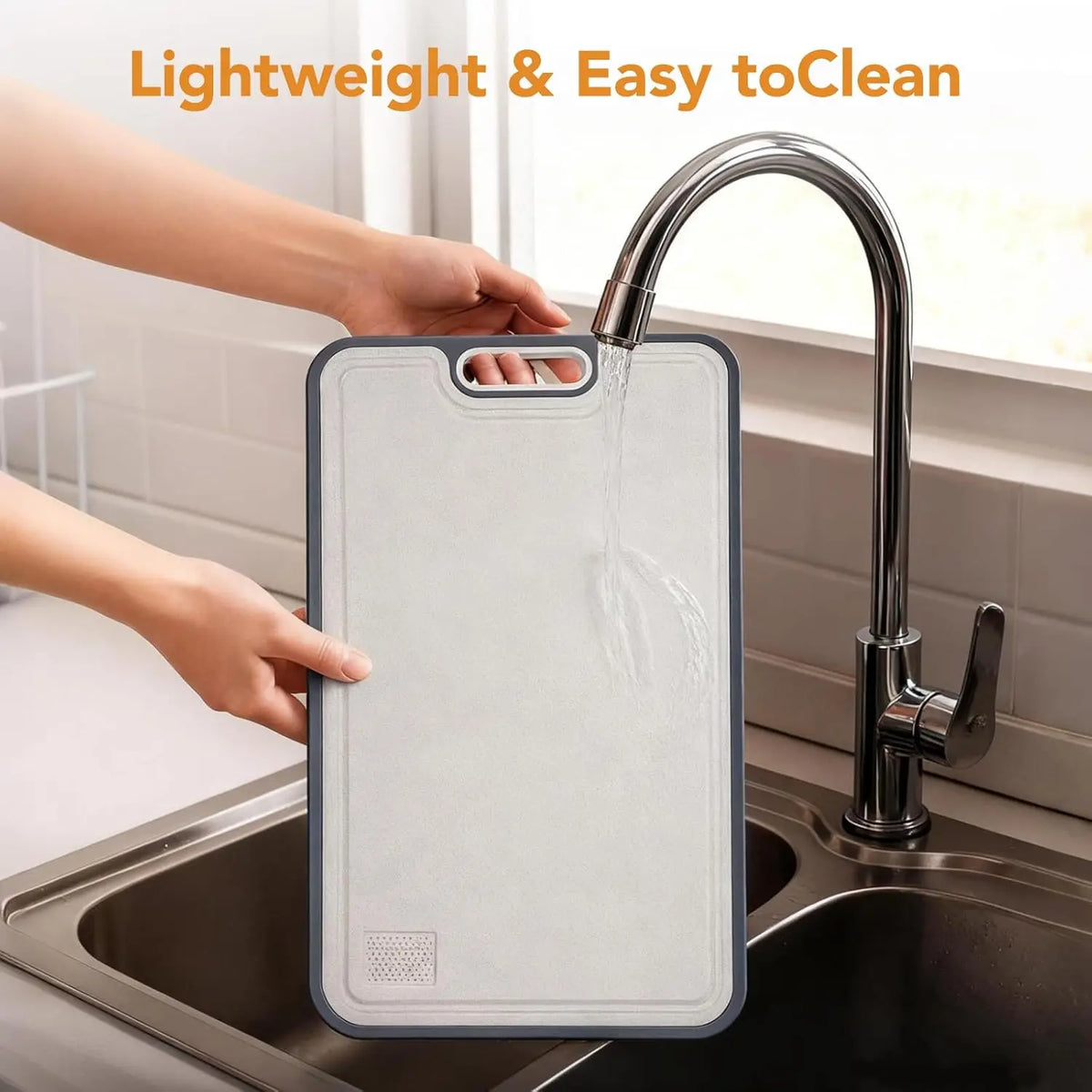Antibacterial Dishwasher Safe Easy Clean Food Grade Pure Titanium Double Sided 0.56
