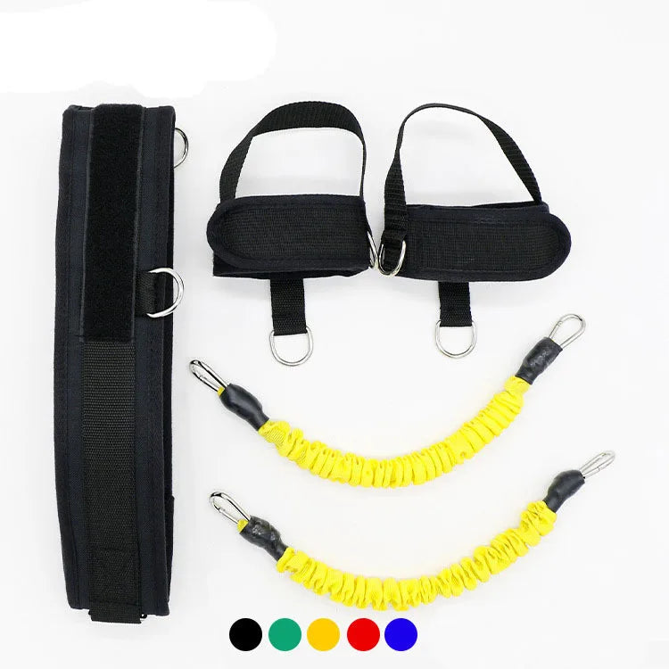 Vertical Jump Trainer Leg Strength Resistance Bands Set for Basketball Volleyball
