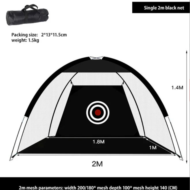 Portable Golf Swing Trainer Hitting Practice Nets Target Backyard Driving Range Training