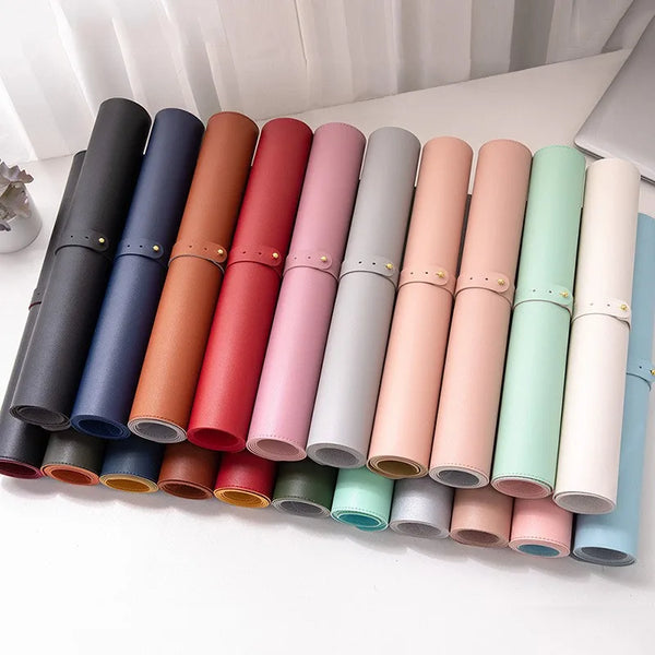 Large Size Waterproof Leather Mouse Pad Non-Slip Desk Pad for Office & Gaming PU Leather