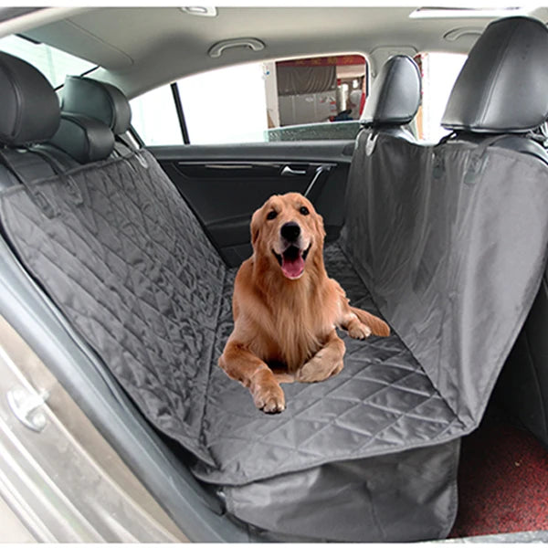 Durable 600d Oxford Rear Hammock Pet Dog Waterproof Car Seat Cover