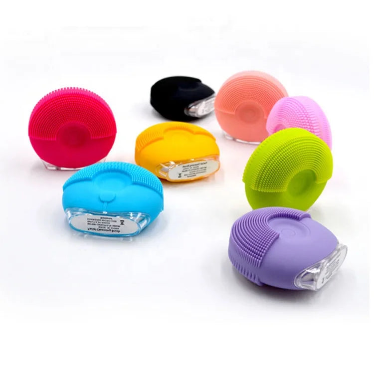 Yumely Silicone Electric Facial Cleansing Brush Waterproof USB Rechargeable Dual Action