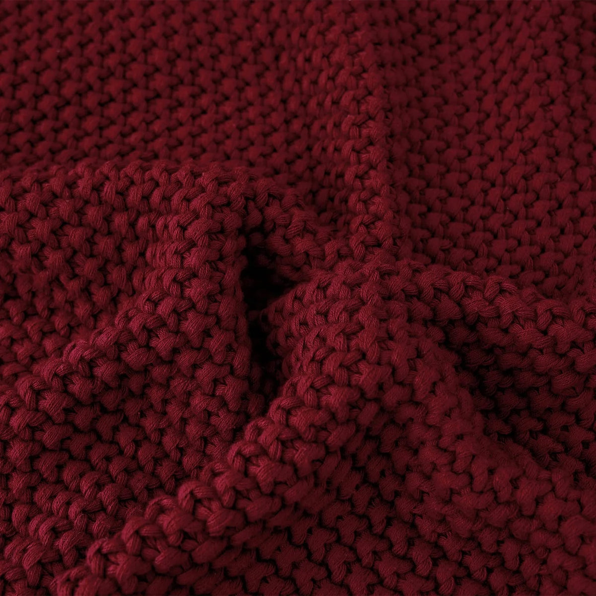 Chunky Cable Knit Throw Blanket for Bedding Couch Sofa Home Decor