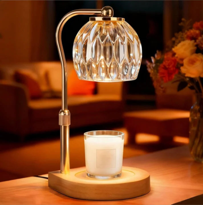 Candle Warmer Lamp with Dimmer Timer Electric Light Vintage Dimmable Wax Melting Lamp