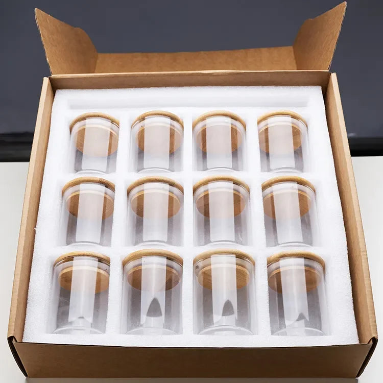 Glass Storage Jar Glass Spice Jar Borosilicate Glass Containers for Food Storage Jar