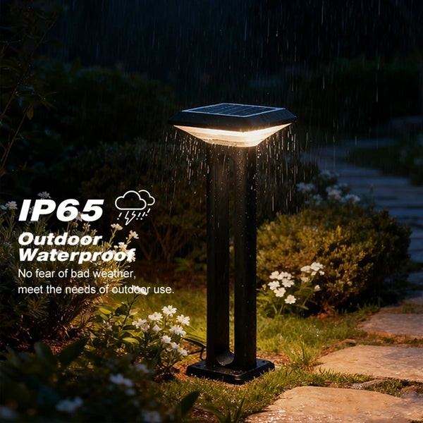 Solar LED Lawn Light, 5W Waterproof Outdoor Landscape Lamp in 3 Heights