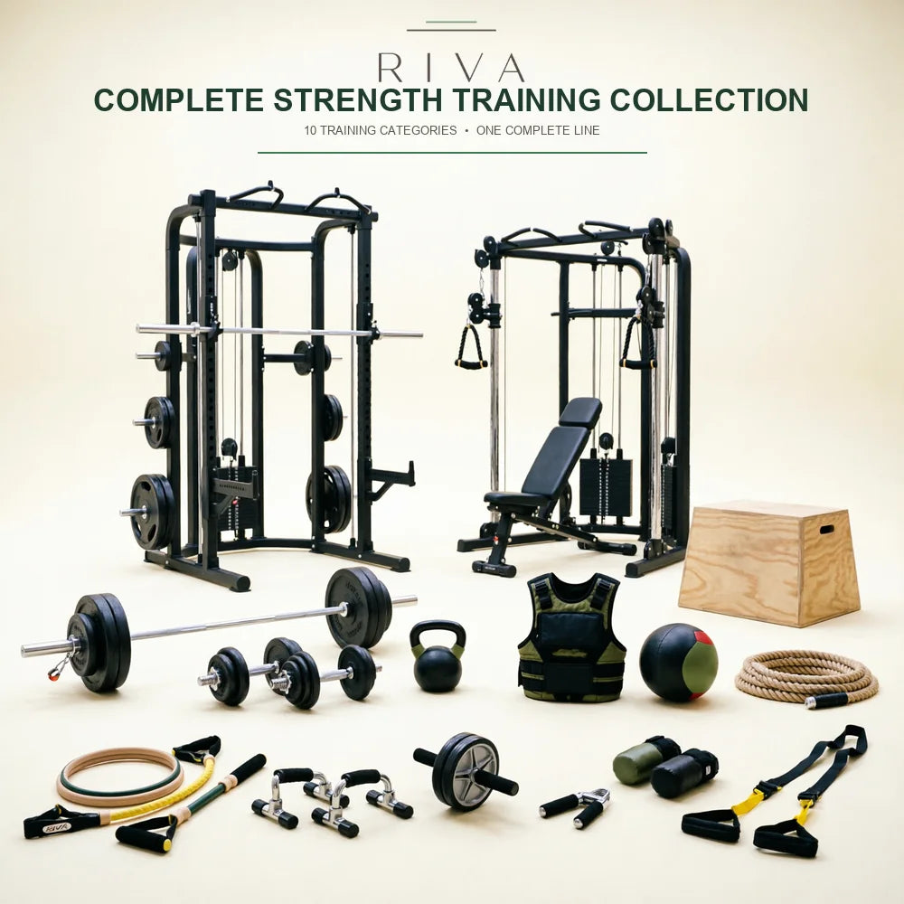 Custom AB Wheel Roller Kit Muscle Exercise Equipment Multi-Functional Seven-Piece Fitness