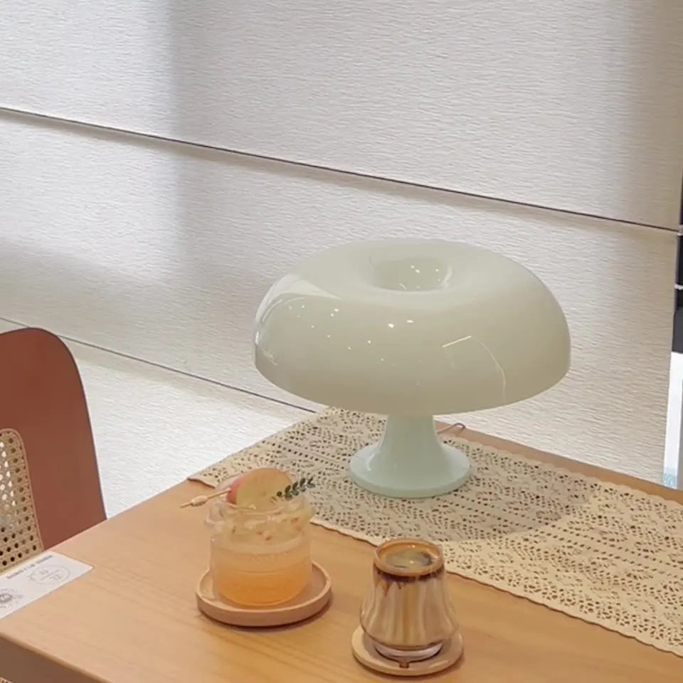 Modern Mushroom Lamp Cordless LED Night Light With Warm White Light For Bedrooms Home