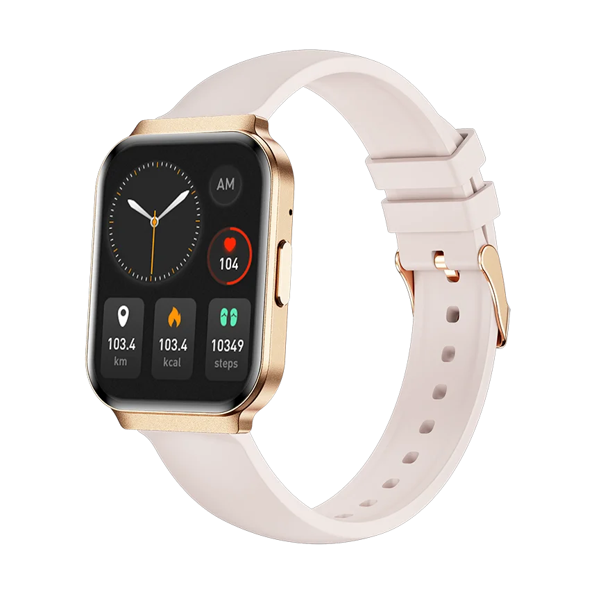 Ultra-Thin Ultra-Light Women Smart Watch, Full Aluminum Alloy Case 1.75 Inch Fitness
