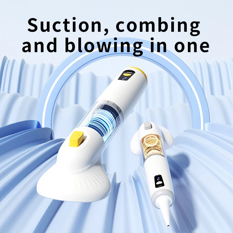 KH-168 Cordless 3 in 1 Handheld Vacuum Cleaner Portable Suction Blowing Comb Cleaner