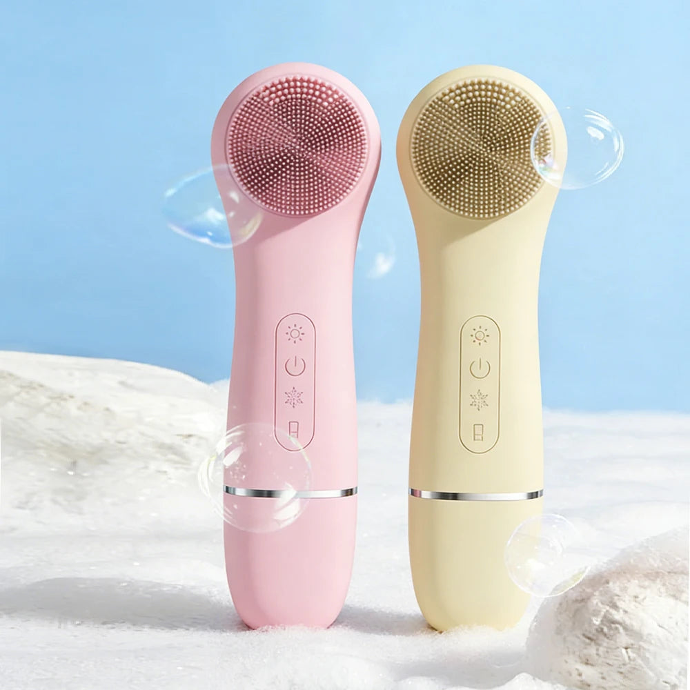 New Advanced Skincare Facial Cleansing Brush Multi-Head Silicone Face Wash Exfoliator