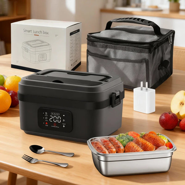 USB Electric Heating Lunch Box with Double-Layer Insulation 1L Capacity for Office