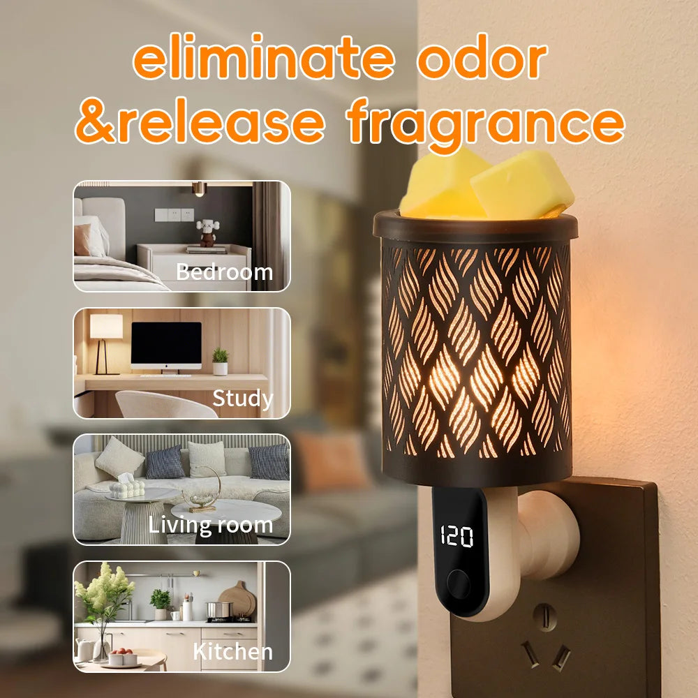Luxury Wall Mount Electric Candle Warmer Lamp Eco-Friendly Wax Melt Burner Scented Wax