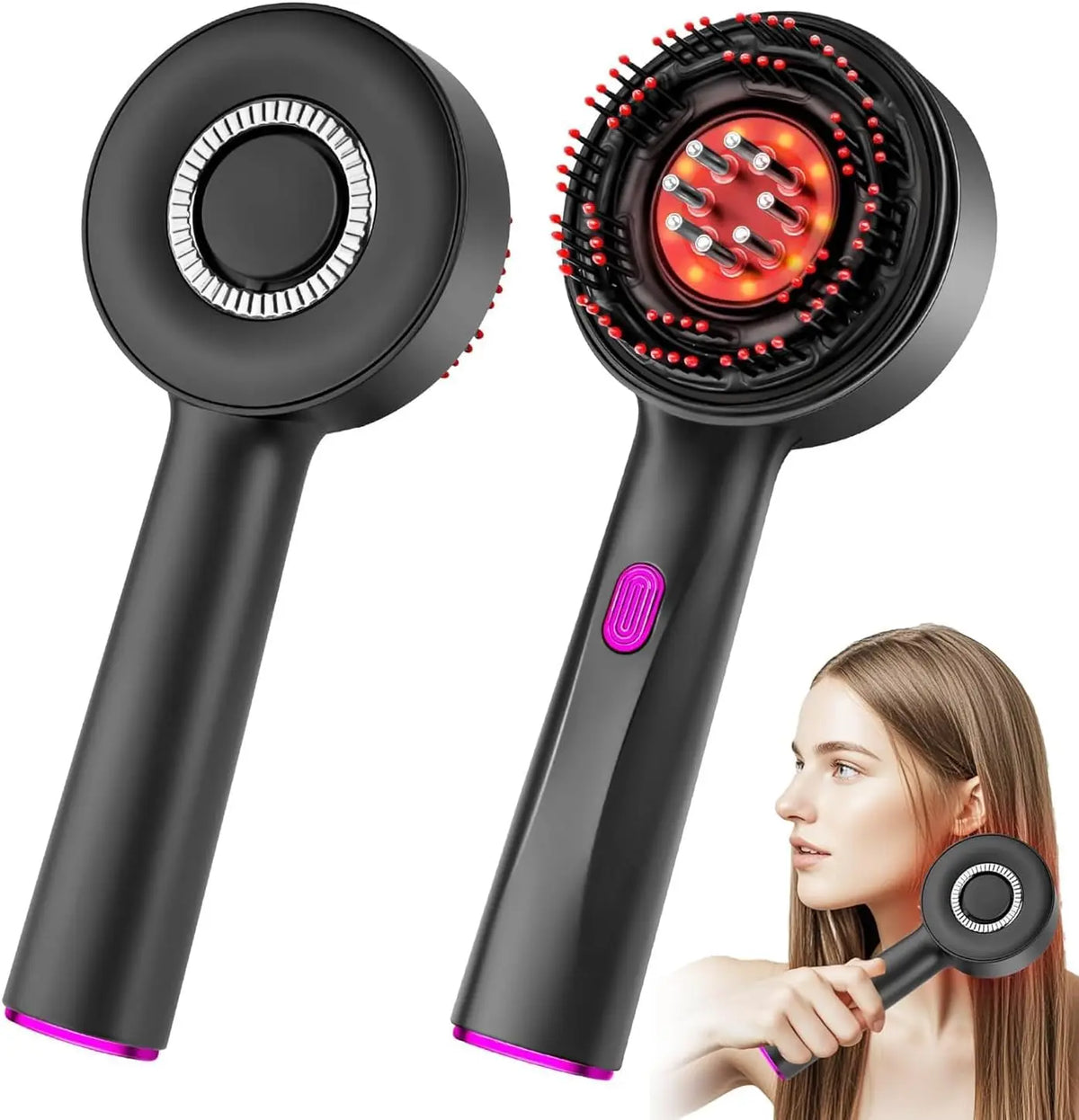 Phenitech 3 In 1 Hair Oil Applicator, Head Massager For Hair Growth, Electric Scalp