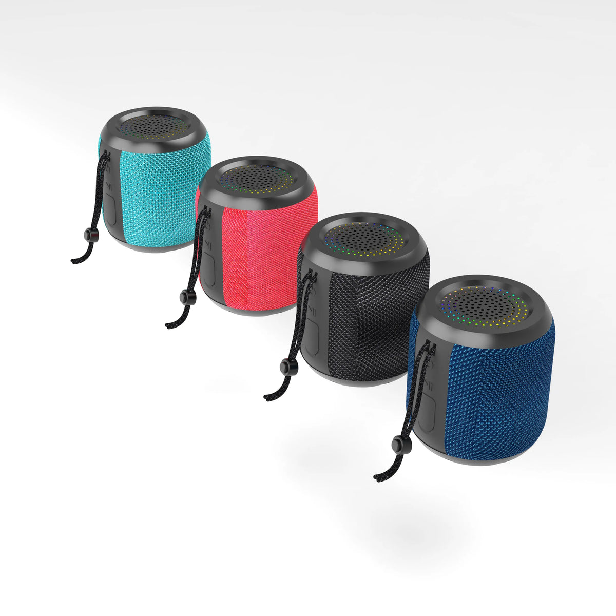 S IPX5 Waterproof Outdoor Portable Blue Tooth Speaker With Light Show,TF Card,FM,Mic