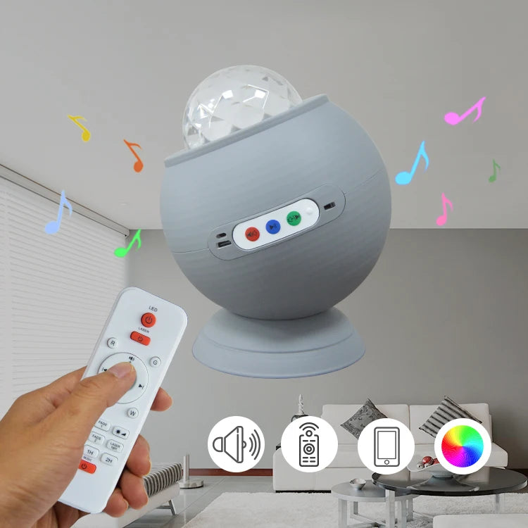 Remote Control Night Light Baby Star Projector Music LED Lamp Kids Dream Starry Sky