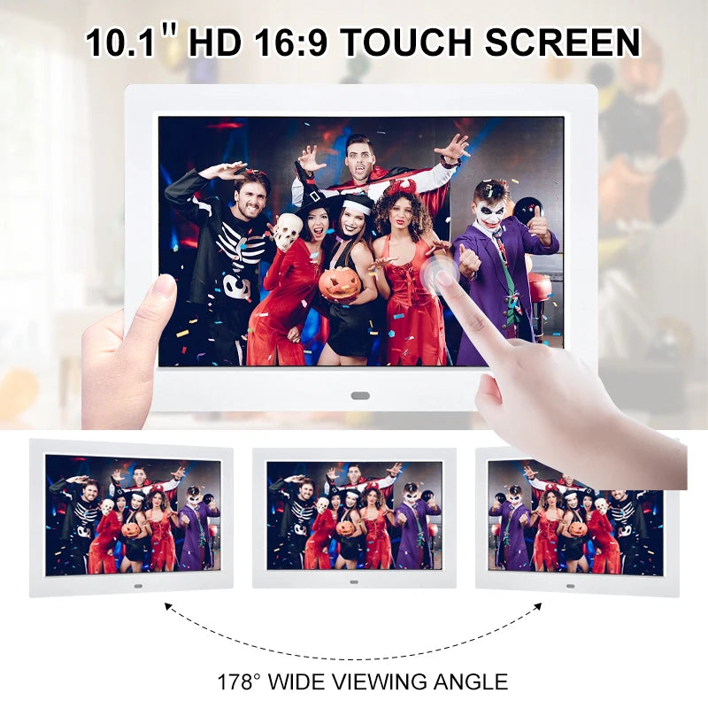 Mini 10.1 Inch WiFi Smart Digital Photo Frame 1280x800 HD IPS Android Touch Screen