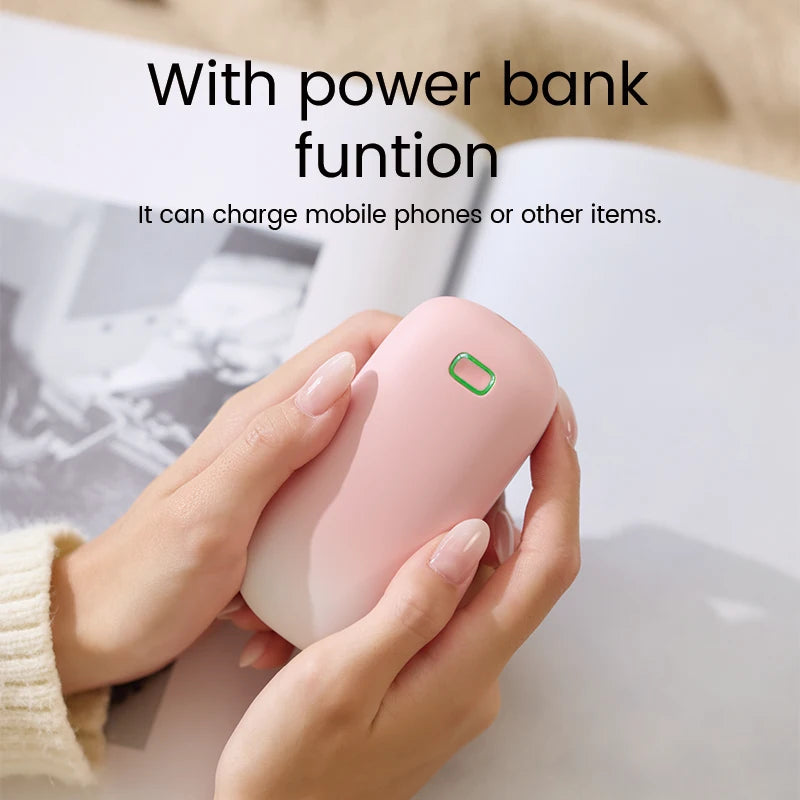 KC Battery Rechargeable Hand Warmer Portable Hand Warmer with 4000mAh Power Bank