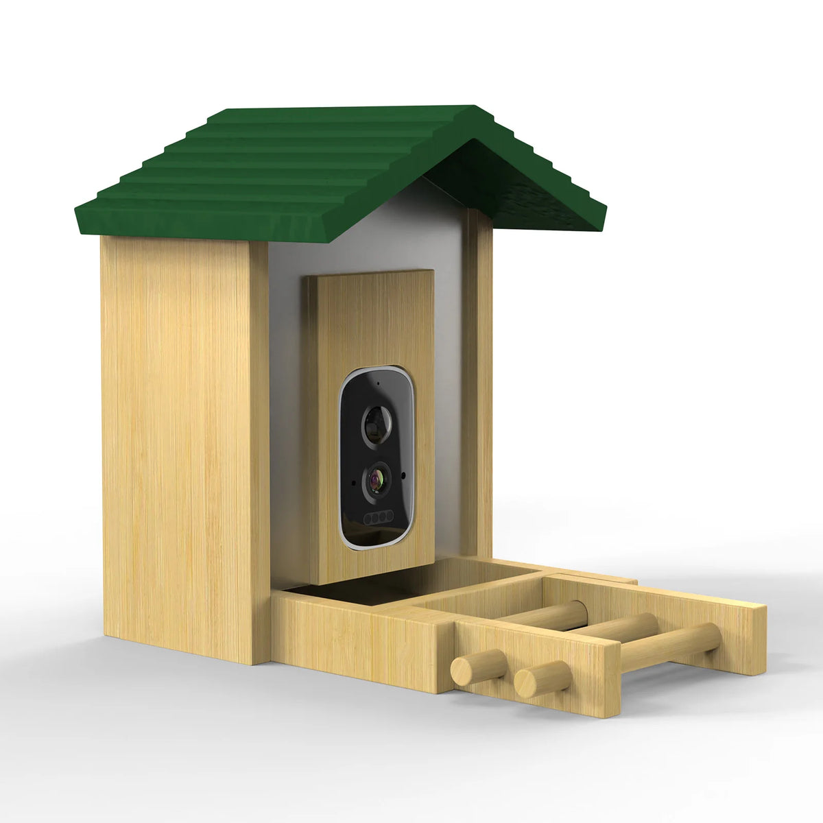 5MP Mini Smart Network CCTV Camera HD Solar Powered Bird Feeder Night Vision Wireless