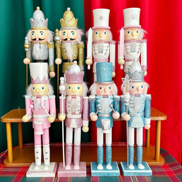 Nutcracker Wooden Puppet Desktop Decoration Ornaments Children'S Christmas Gifts Brand