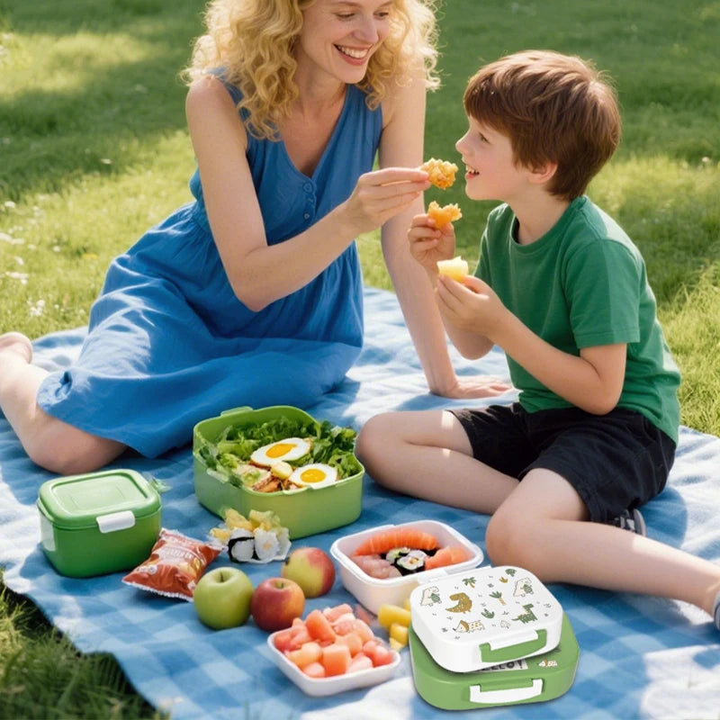 Kids Bento Box Back to School Children Food Container Lunch Box