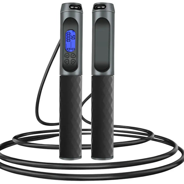 MacFit Adjustable Speed Fitness Training Skipping Weighted Smart Skip Jump Rope