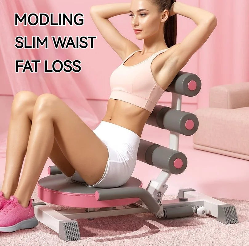 360° Rotating and Twisting the Waist Abdominal Roller With Knee Mat for Muscle Volume