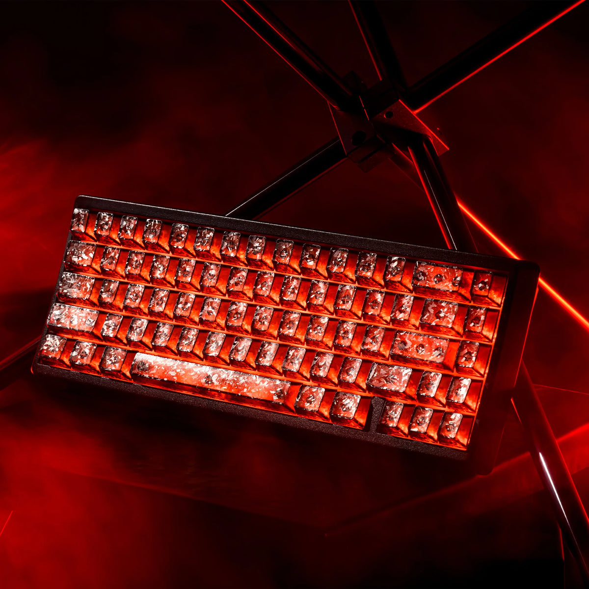 M67 JadeStone Mechanical Keyboard 65% Wireless 2.4G/USB-C Tri-Mode Hot Swappable Portable