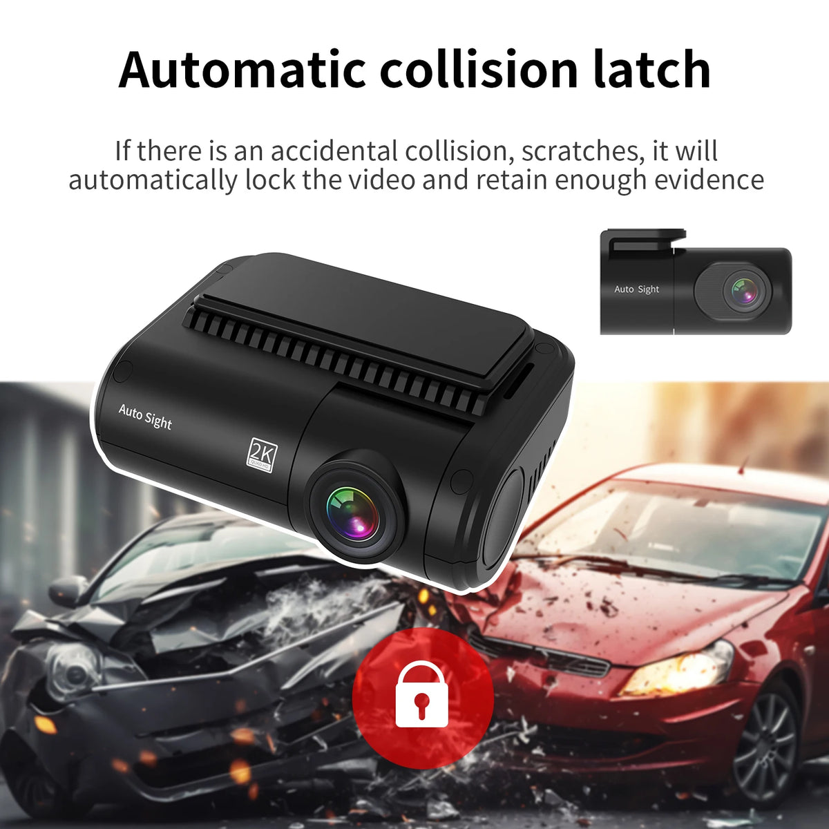 Car Camera Dual Lens Front 2K Rear 1080P Parking Mode Loop Recording T2 Mini Ultra HD 4G