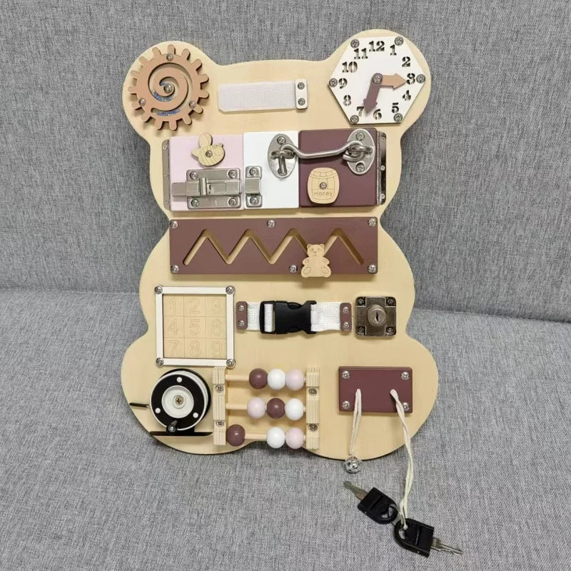 Busy Board Montessori Toys Directly Sale Busy Board Accept Customize With CE