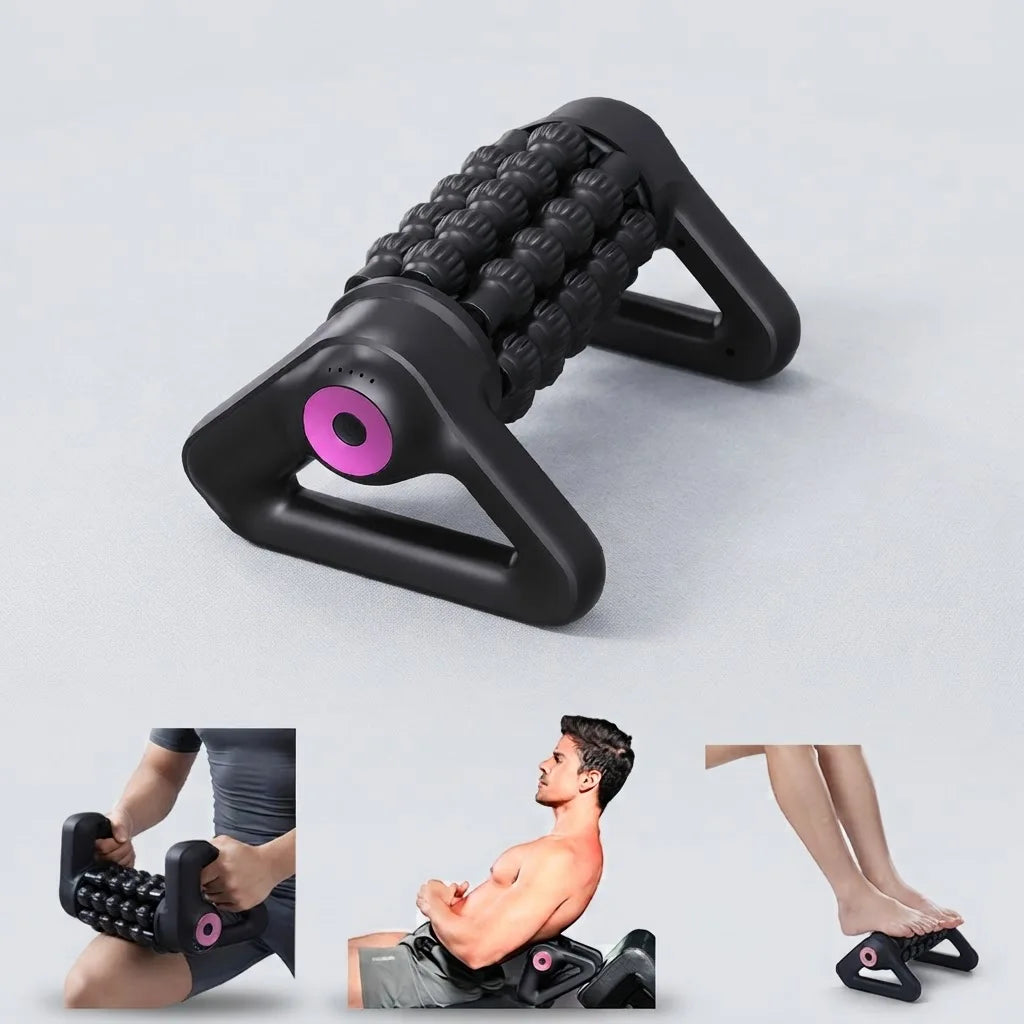 Electric Massage Roller Percussion Rolling Massager 5 Speed Type-C USB Rechargeable Full