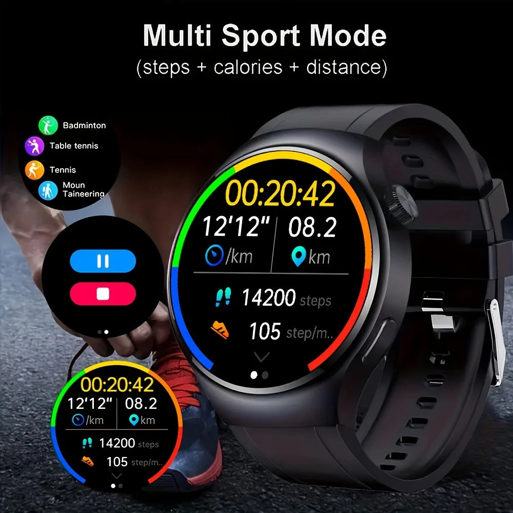 V19Z Smart Watch Men 1.39'' HD Screen Calling Waterproof Heart Rate Sports Fitness