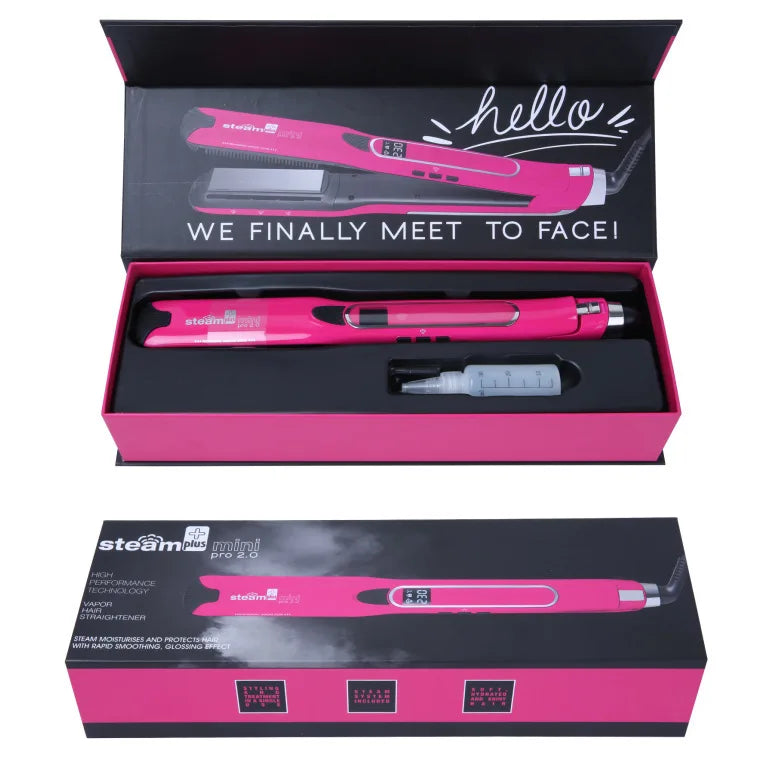 Electric Professional Fast Steam Hair Straightener Straightening Brush With Temperature