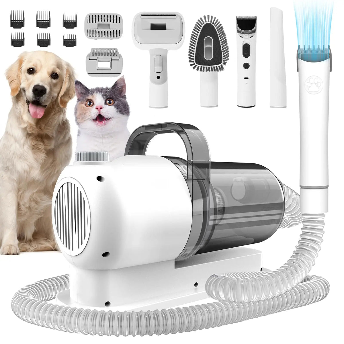 Best Multi-Function Pet Hair Cleaner Vacuum Hair Shaver Brush Pet Cleaner Grooming Kit