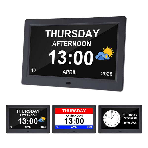 7 And 10.1 Inch Digital Picture Frame With Video Music Photo Auto Rotate Calendar Time