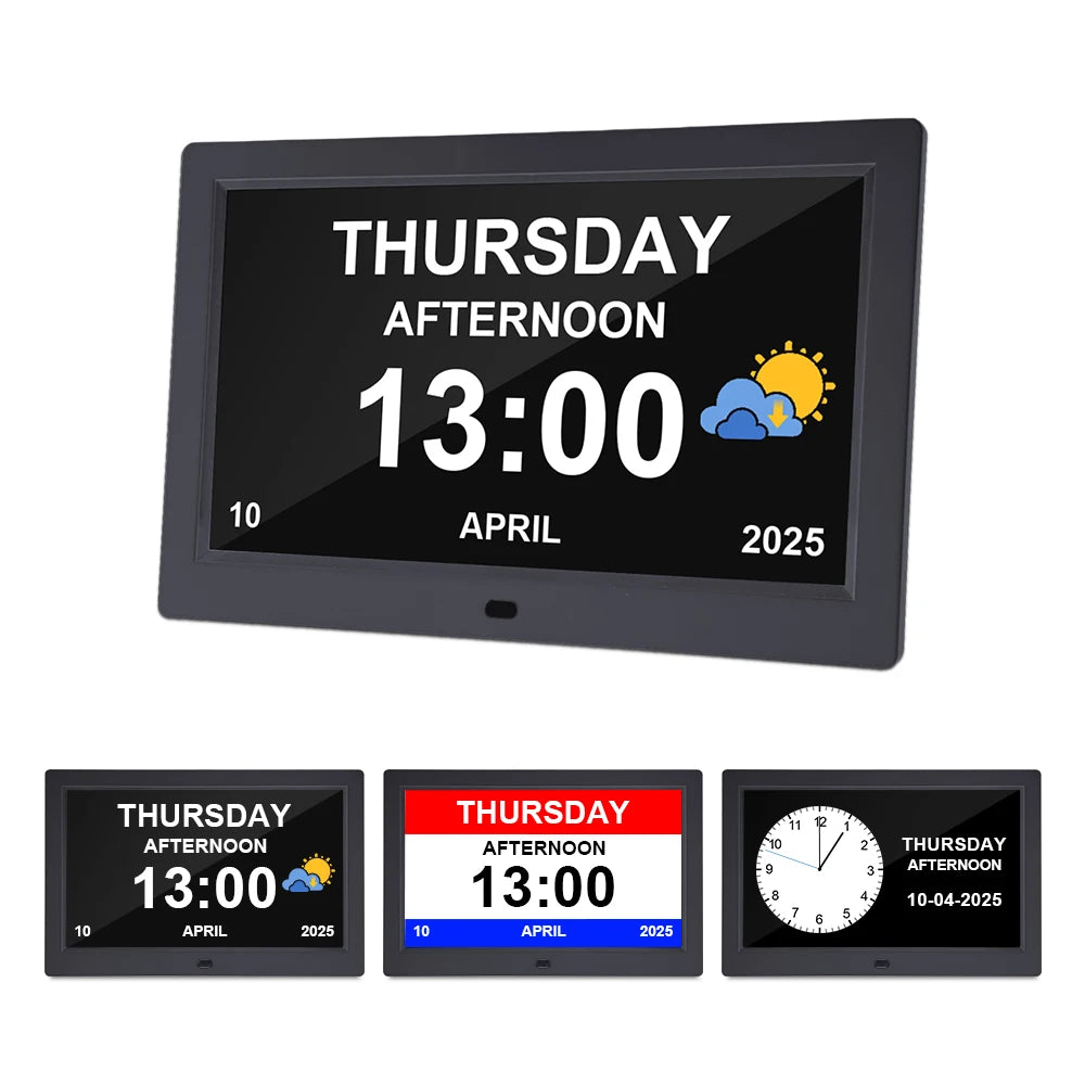 7 And 10.1 Inch Digital Picture Frame With Video Music Photo Auto Rotate Calendar Time