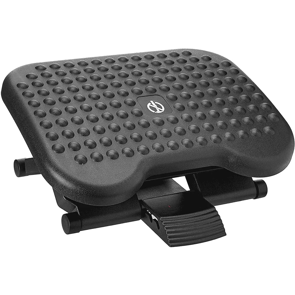 Adjustable Plastic Massage Footrest for Under Desk