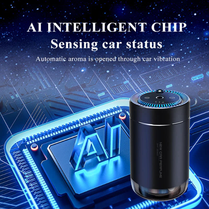 Portable Cup Holder Car Aromatherapy Essential Oil Diffuser Battery Ultrasonic Car Air