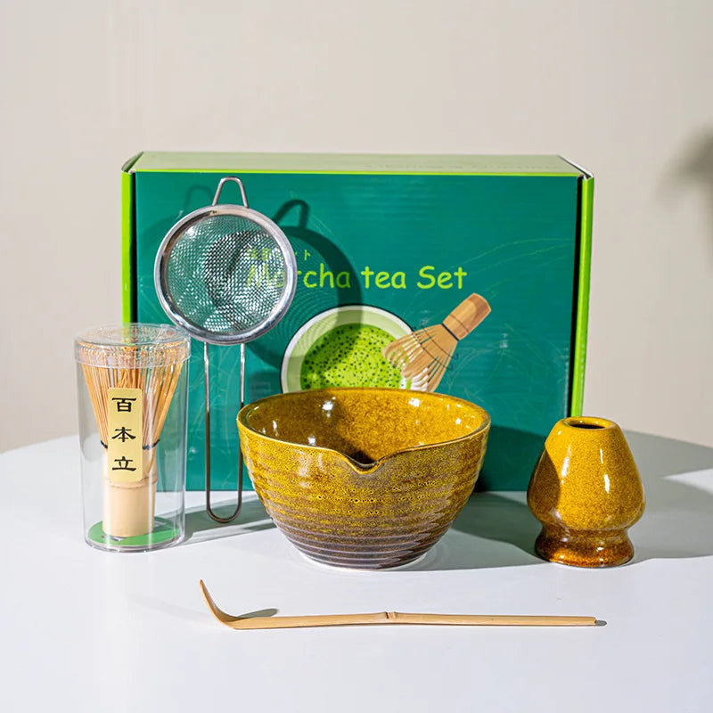 Matcha Set Whisk -100 Pieces of Vertical Tea Whisk - Vertical Combination Tea Preparation