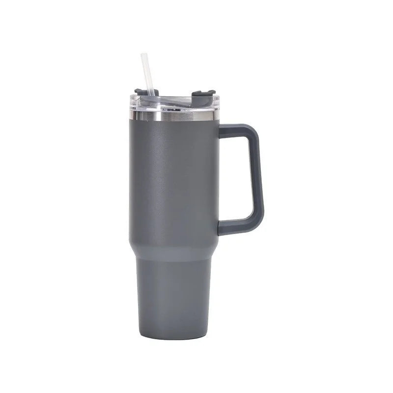 40Oz Stainless Steel Tumbler with Handle Insulated Tumbler Stainless Steel Cup Custom Cups