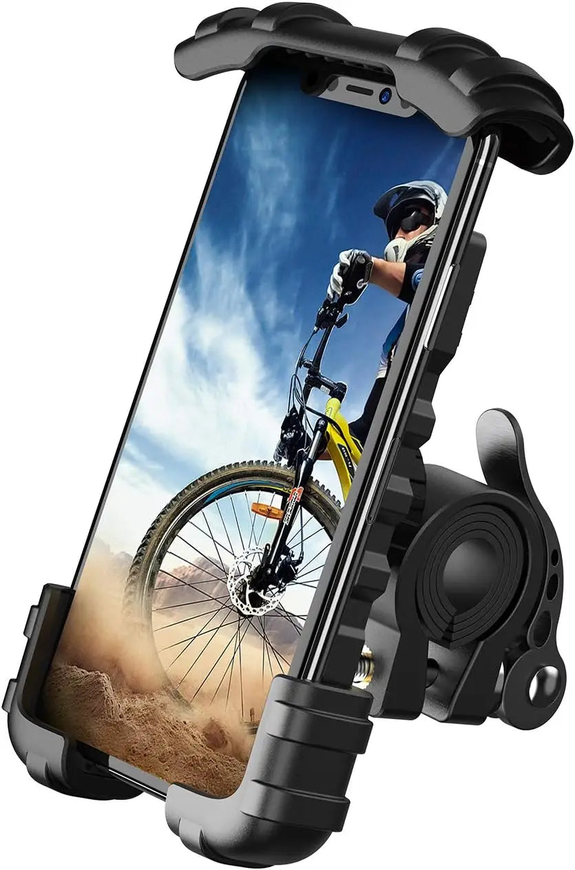 Bike Phone Holder for 4.7\" 6.8\" Smartphones Motorcycle Handlebar Cell Phone Clamp