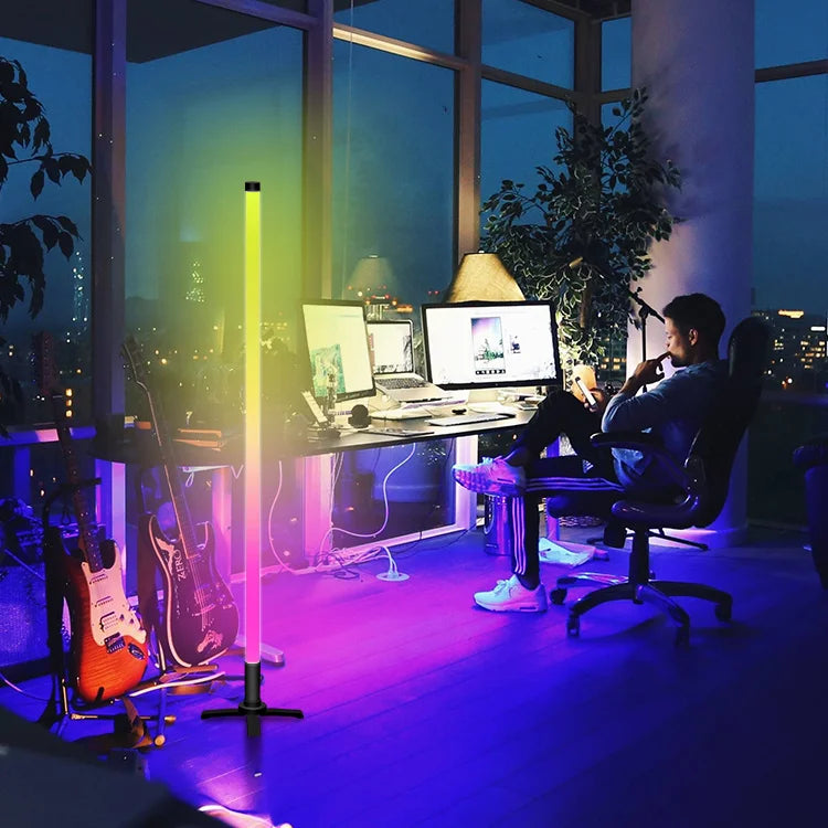 Indoor Home Decor Smart Corner Floor Standing Standard Lamp Lighting Modern Stand Floor