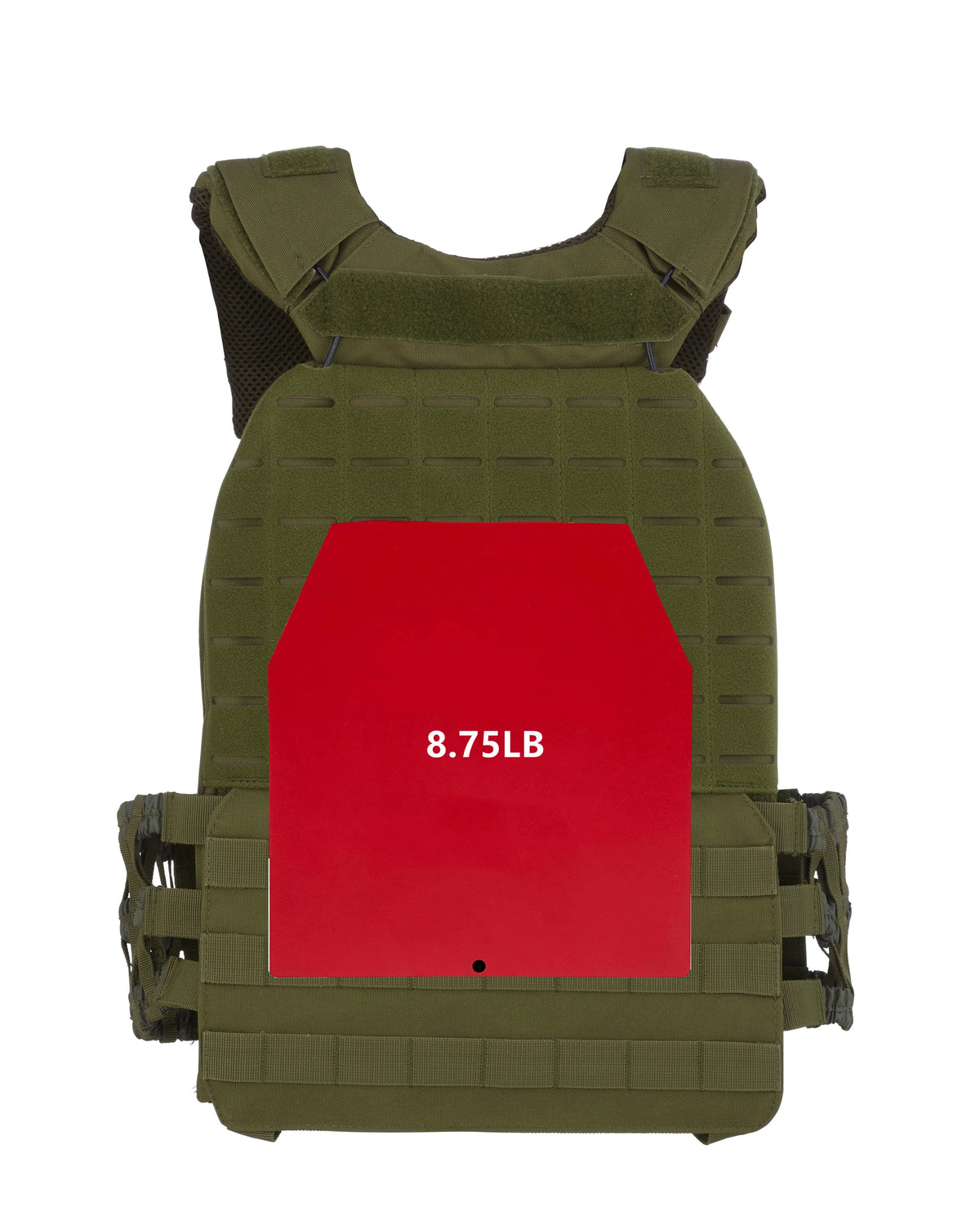 Tactical Filled Steel Weighted Vest 2.6kg Explosive Training Gym Fitness Power Training