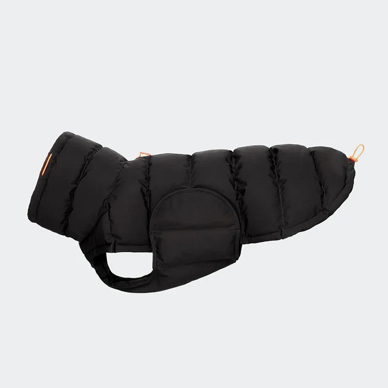 Waterproof Warm Quilted Outdoor Pet Jacket Adjustable Drawstring Winter Puppy Clothes Dog