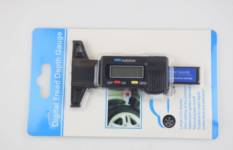 Car Tire Digital Thread Depth Gauge Meter Measurer Tool Caliper Thickness Gauges