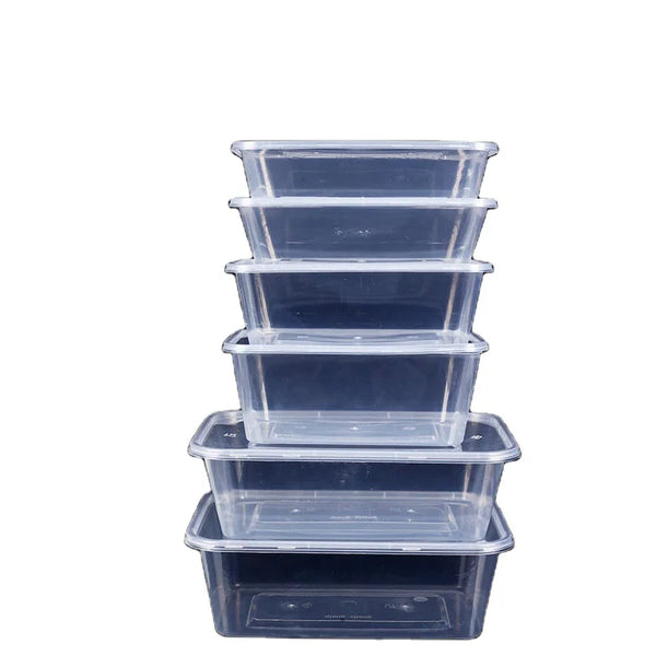 High Food Safe Plastic Container Pp Plastic Box Container Plastic Bento Lunch Box