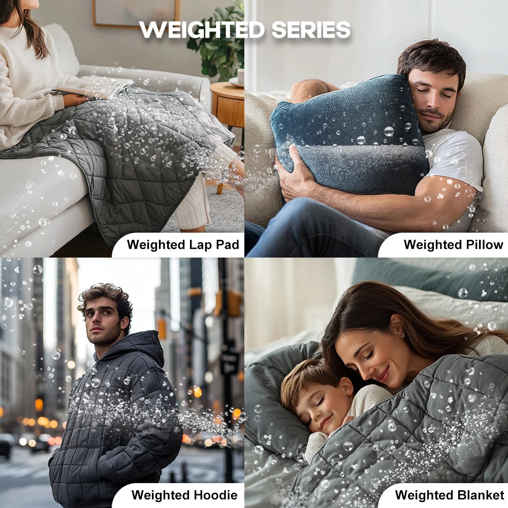 High-Quality Customized Minky Dot Weighted Blanket Chunky Knit Sensory Weighted Blanket