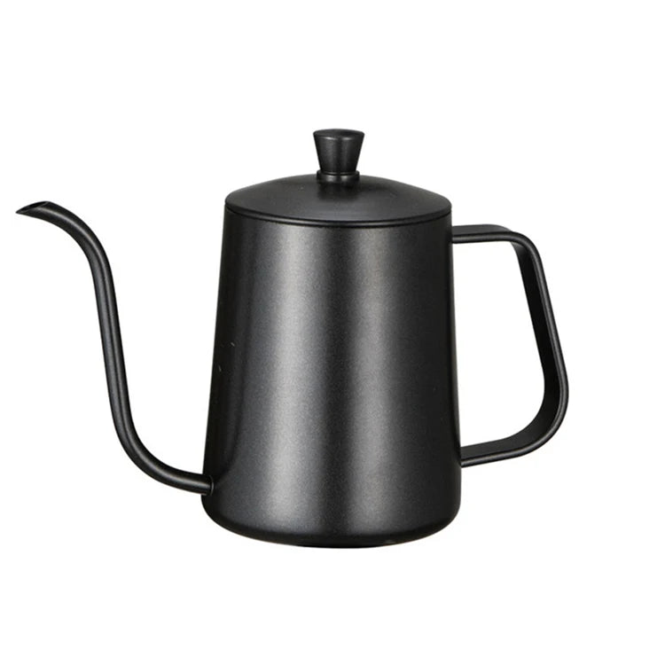 Free Sample 350ml Stainless Steel Gooseneck Coffee Pour Over Coffee Kettle Fine Stainless